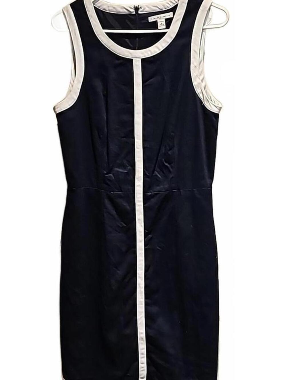 Banana Republic navy/white contrast dress size 10 - Picture 1 of 7
